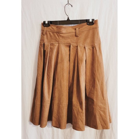 Anthropologie Akemi + Kin Faux Sued A-line Skirt Size 10 - Picture 5 of 6